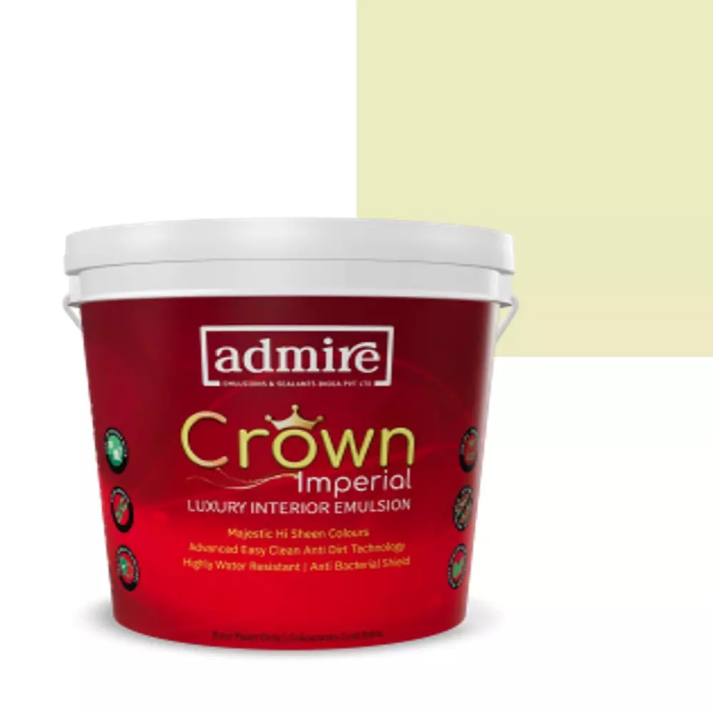ADMIRE PAINTS CROWN IMPERIAL Luxury Interior Emulsion 10 L Capacity Wedge Of Lime