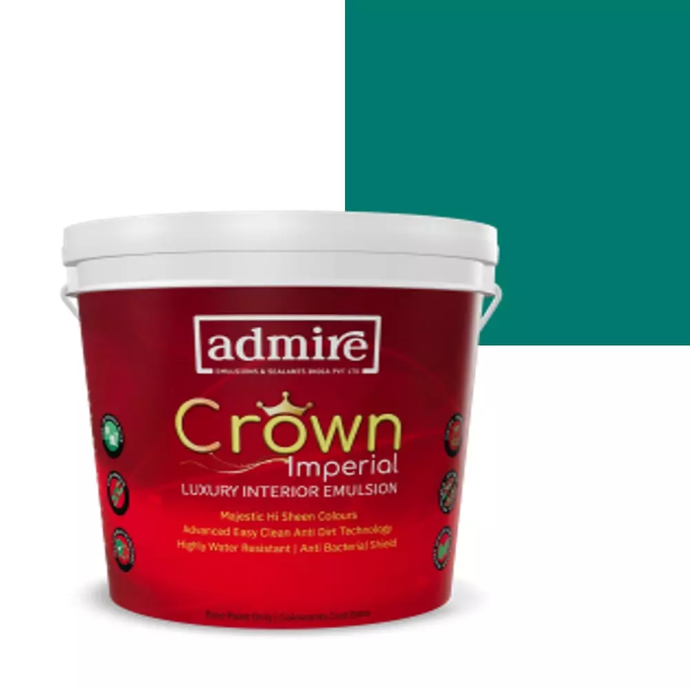 ADMIRE PAINTS CROWN IMPERIAL Luxury Interior Emulsion 1 L Capacity Barnacle Bay-N