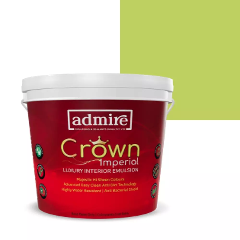 ADMIRE PAINTS CROWN IMPERIAL Luxury Interior Emulsion 1 L Capacity Peas Soup-N