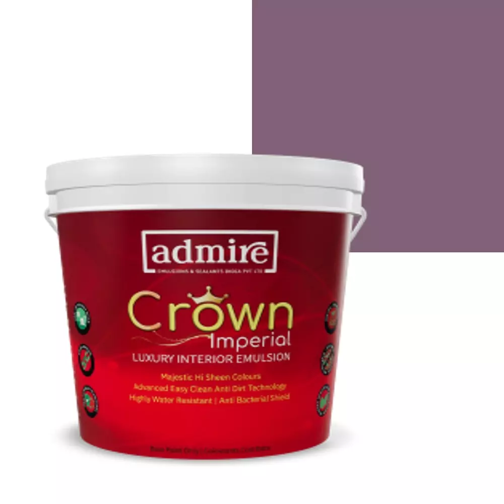 ADMIRE PAINTS CROWN IMPERIAL Luxury Interior Emulsion 10 L Capacity Viola Indica-N