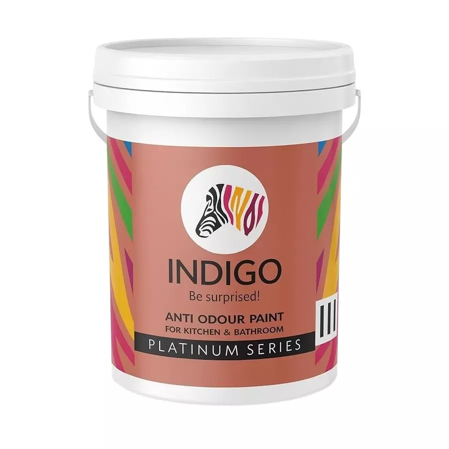 Indigo Platinum Series 1 L Anti Odour Interior Paint White, INDIGO00287