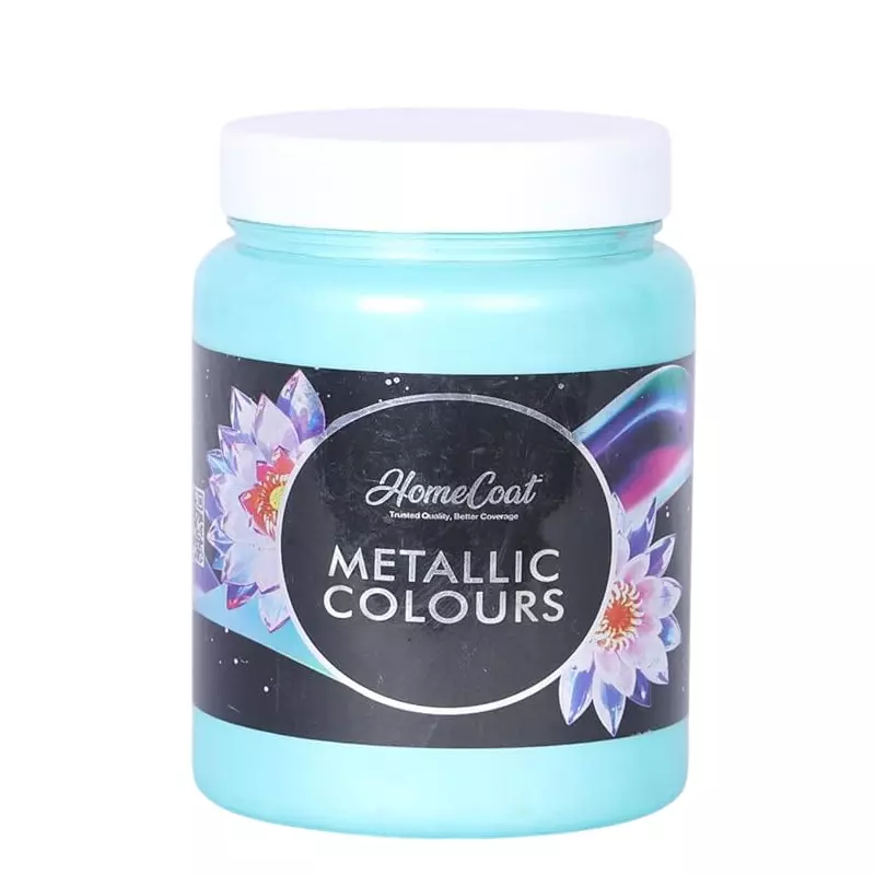 WinnerOne Pearl Metallic Paint Color Aqua Green 500 g Glossy Finish Type for Interior & Exterior Walls