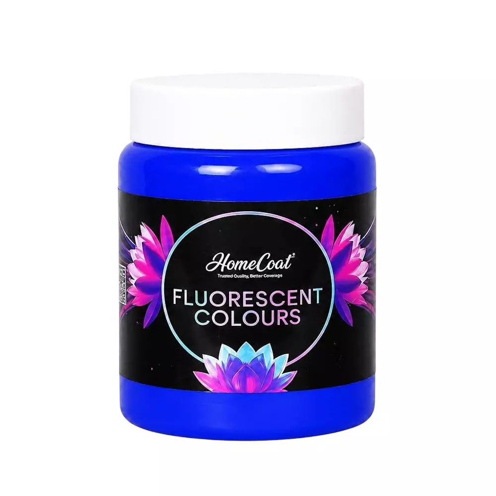 WinnerOne HomeCoat Fluorescent Colour Royal Blue 500 ml Capacity, FC214 (Pack of 2 Pcs)