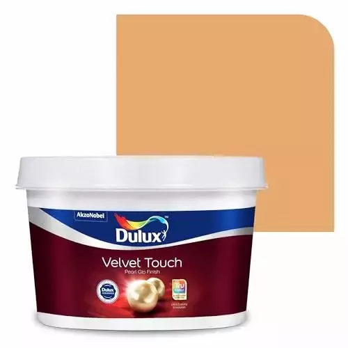 Dulux Velvet Touch Pearl Glo Interior Emulsion Paint Country Curry 200 ml