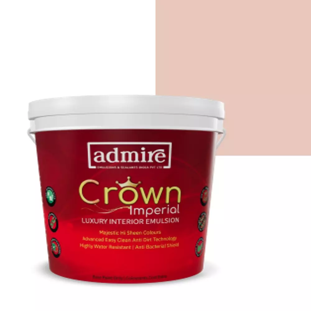 ADMIRE PAINTS CROWN IMPERIAL Luxury Interior Emulsion 10 L Capacity Almond Kiss