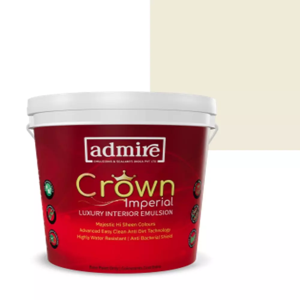 ADMIRE PAINTS CROWN IMPERIAL Luxury Interior Emulsion 10 L Capacity Double Cream