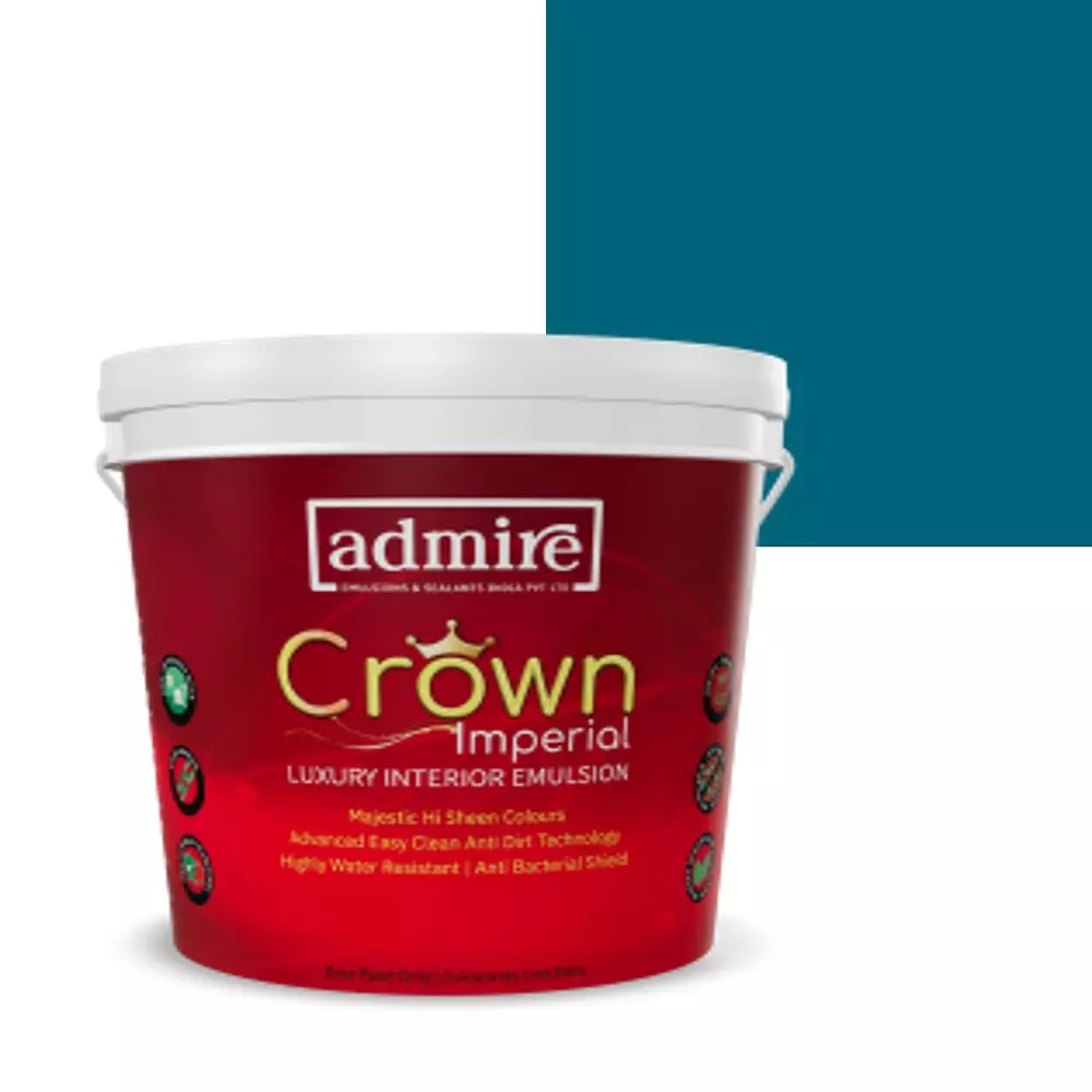 ADMIRE PAINTS CROWN IMPERIAL Luxury Interior Emulsion 1 L Capacity Dancing Peacock-N