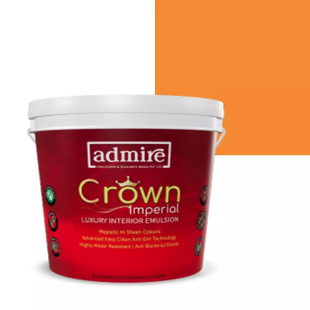 ADMIRE PAINTS CROWN IMPERIAL Luxury Interior Emulsion 10 L Capacity Glorious Sunset