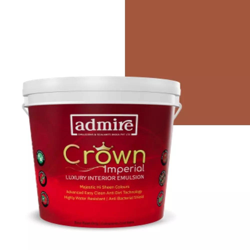 ADMIRE PAINTS CROWN IMPERIAL Luxury Interior Emulsion 10 L Capacity Muted Auburn-N