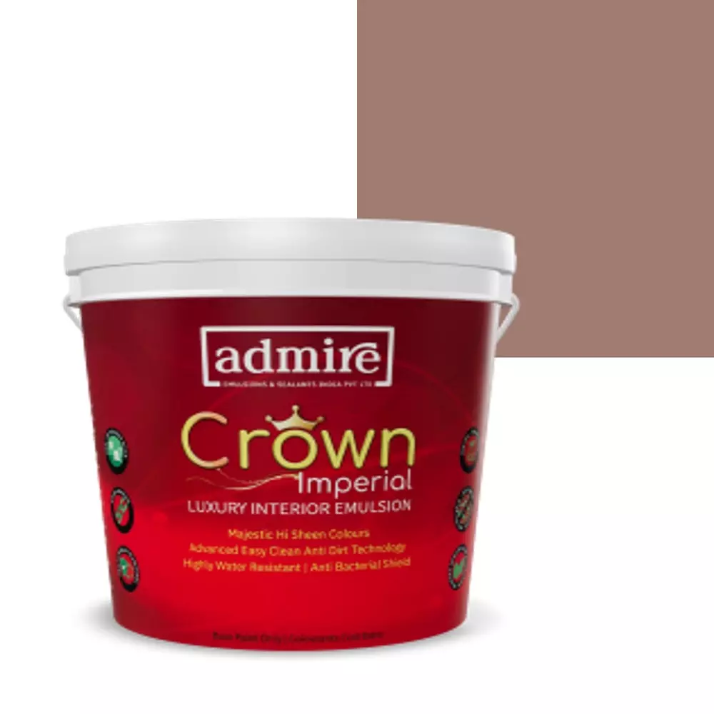 ADMIRE PAINTS CROWN IMPERIAL Luxury Interior Emulsion 1 L Capacity Irish Creme Coffee-N