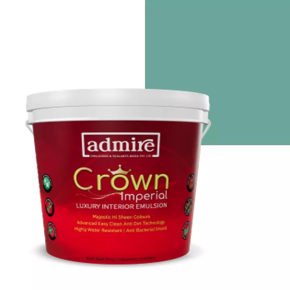 ADMIRE PAINTS CROWN IMPERIAL Luxury Interior Emulsion 1 L Capacity Jade Hut