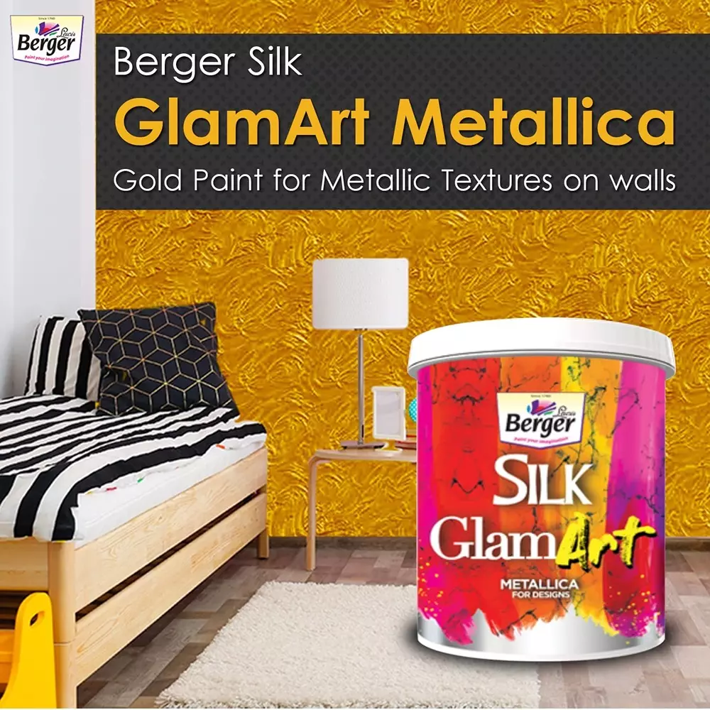 berger-silk-1-l-glamart-metallica-emulsion-paint-gold-color-with-glossy-finish-and-130-150-sq-ftlcoat-coverage