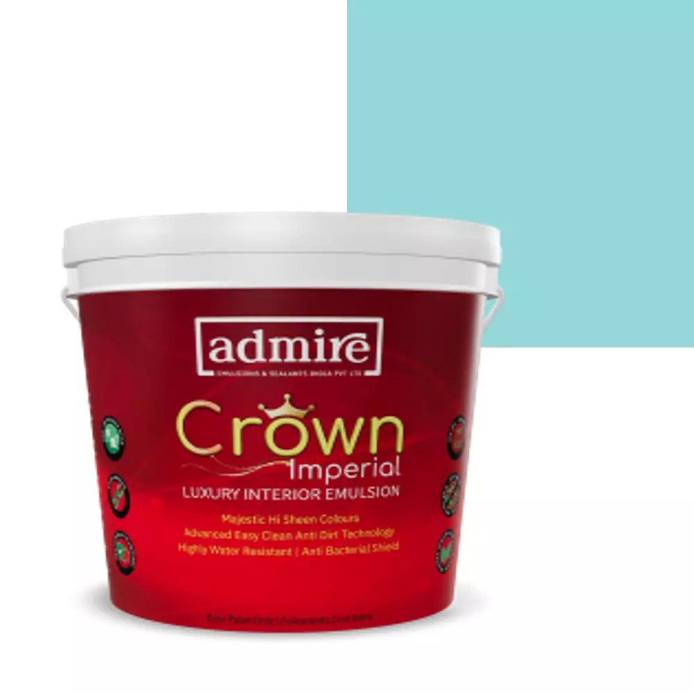 ADMIRE PAINTS CROWN IMPERIAL Luxury Interior Emulsion 1 L Capacity Pure Sky-N