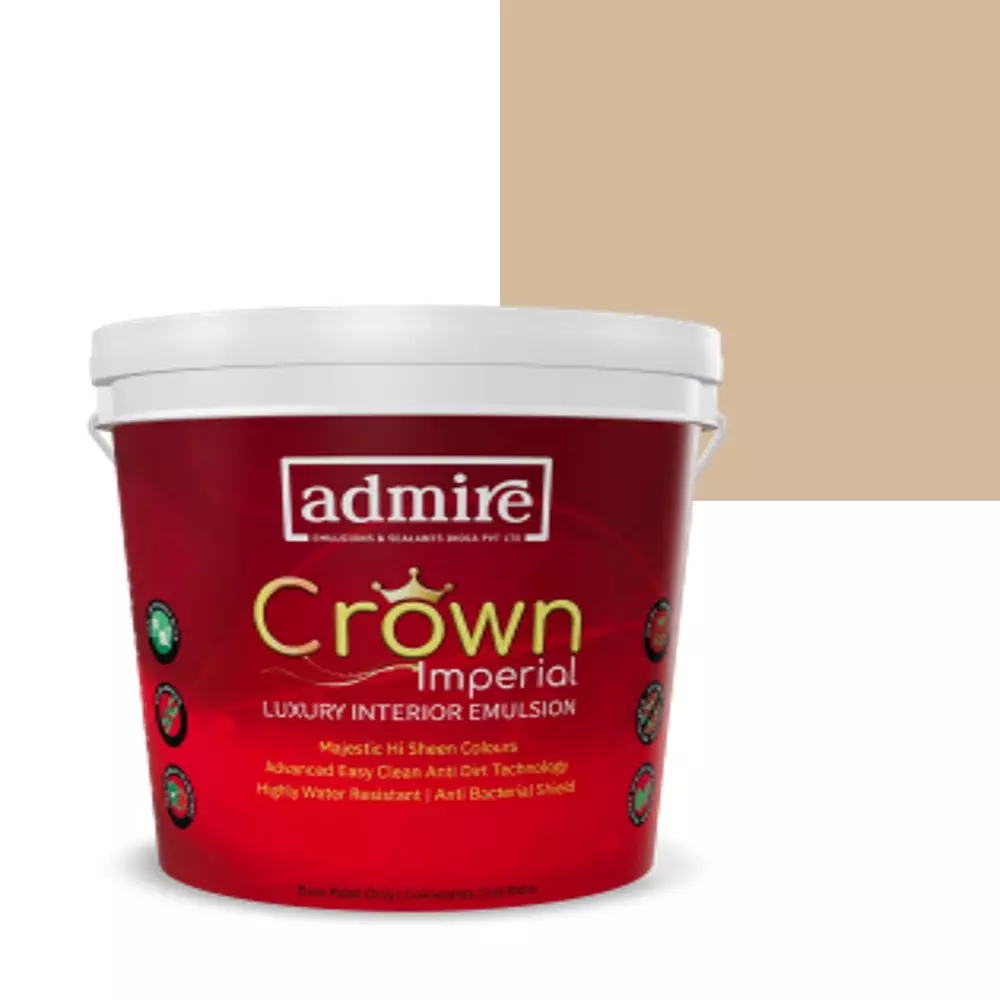 ADMIRE PAINTS CROWN IMPERIAL Luxury Interior Emulsion 10 L Capacity Swiss Coffee