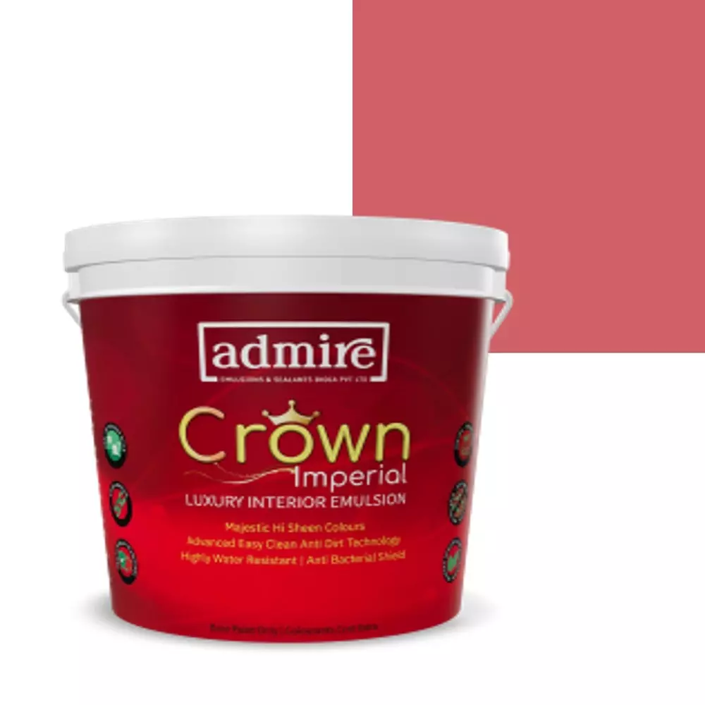 ADMIRE PAINTS CROWN IMPERIAL Luxury Interior Emulsion 1 L Capacity Coral Blush-N