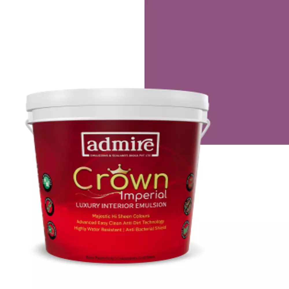 ADMIRE PAINTS CROWN IMPERIAL Luxury Interior Emulsion 10 L Capacity Grape Riot