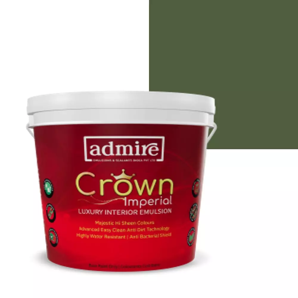ADMIRE PAINTS CROWN IMPERIAL Luxury Interior Emulsion 10 L Capacity Midnight Meadow-N