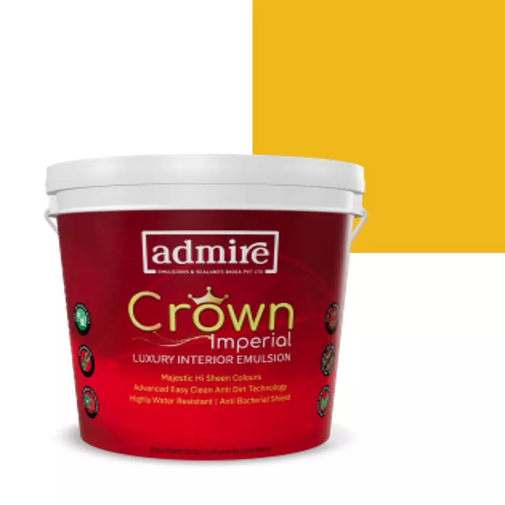 ADMIRE PAINTS CROWN IMPERIAL Luxury Interior Emulsion 1 L Capacity Victorian Gold