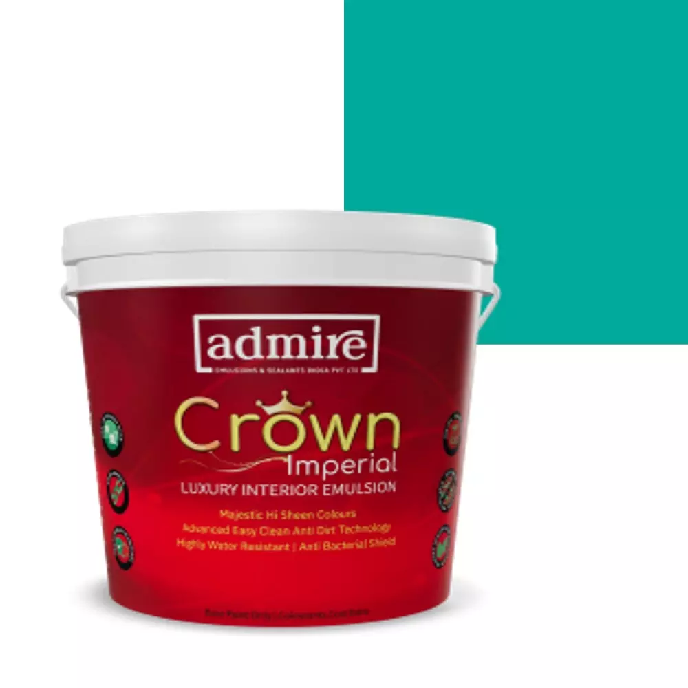 ADMIRE PAINTS CROWN IMPERIAL Luxury Interior Emulsion 1 L Capacity Bright Jade