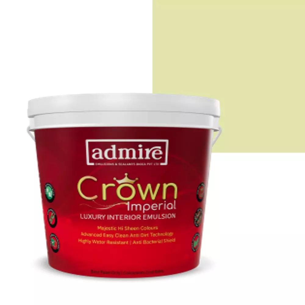 ADMIRE PAINTS CROWN IMPERIAL Luxury Interior Emulsion 10 L Capacity Pista Tinge-N