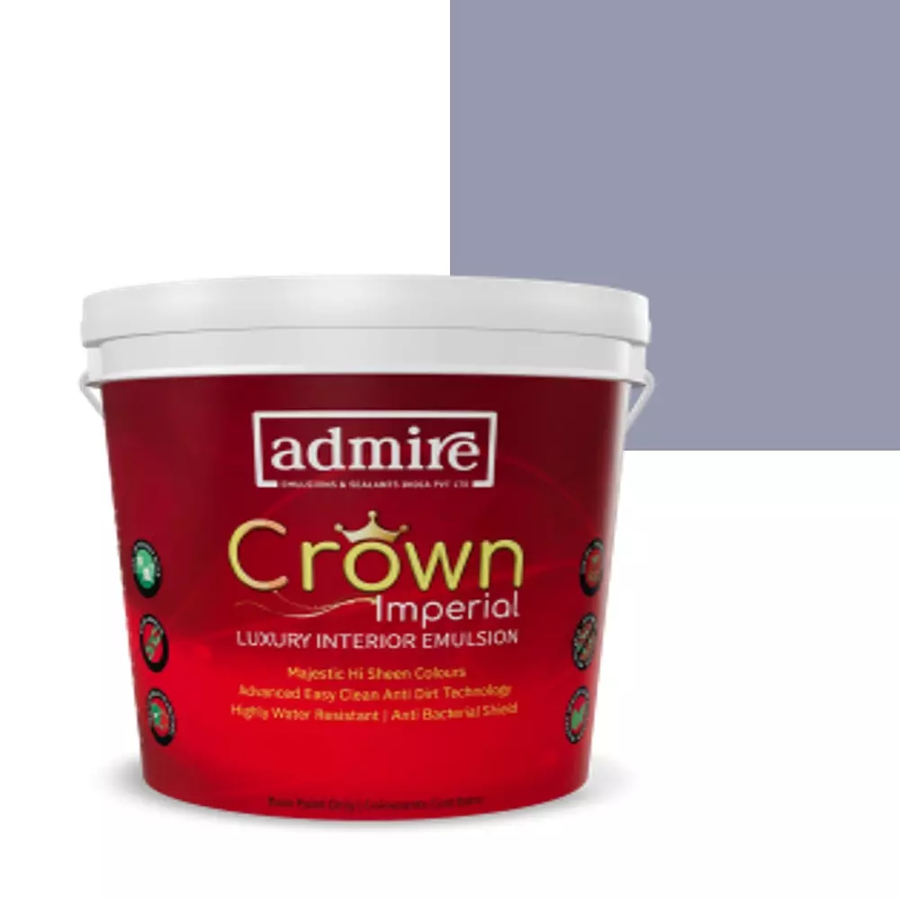 ADMIRE PAINTS CROWN IMPERIAL Luxury Interior Emulsion 10 L Capacity Senate Purple