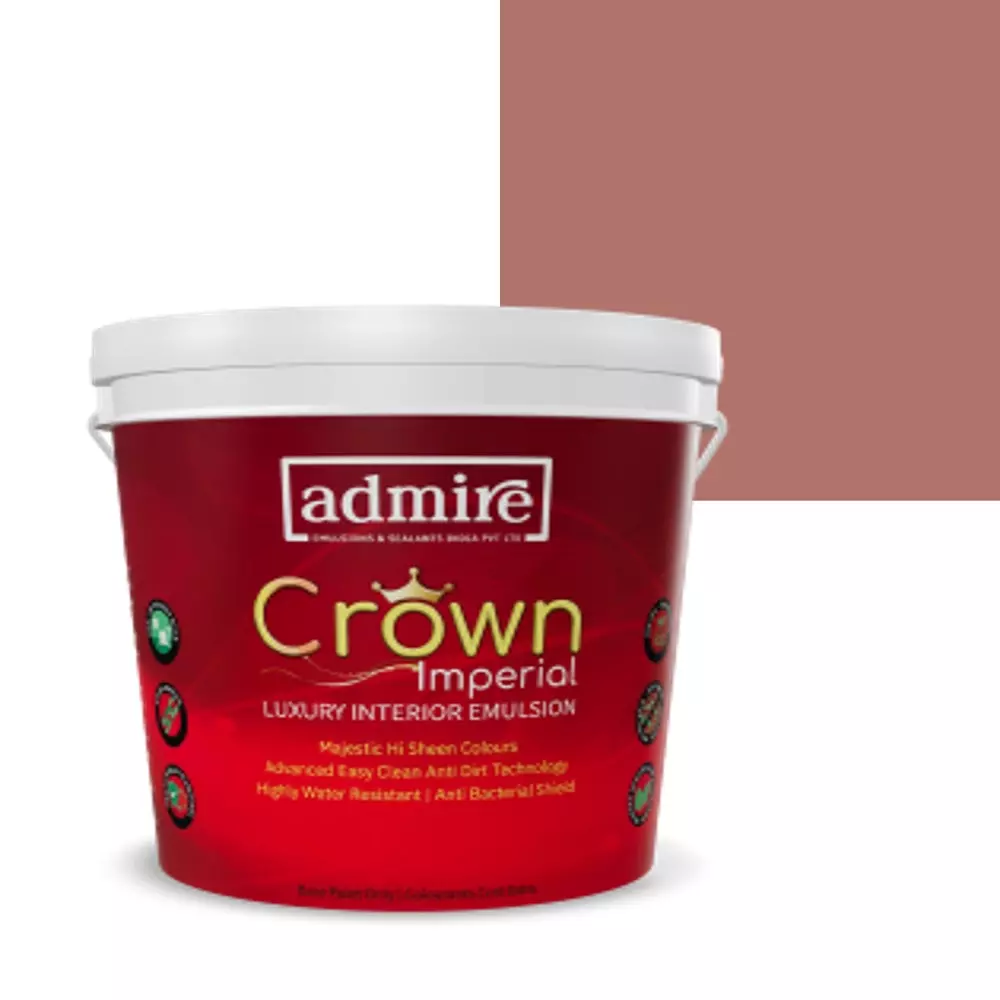 ADMIRE PAINTS CROWN IMPERIAL Luxury Interior Emulsion 10 L Capacity Soapstone Rose-N
