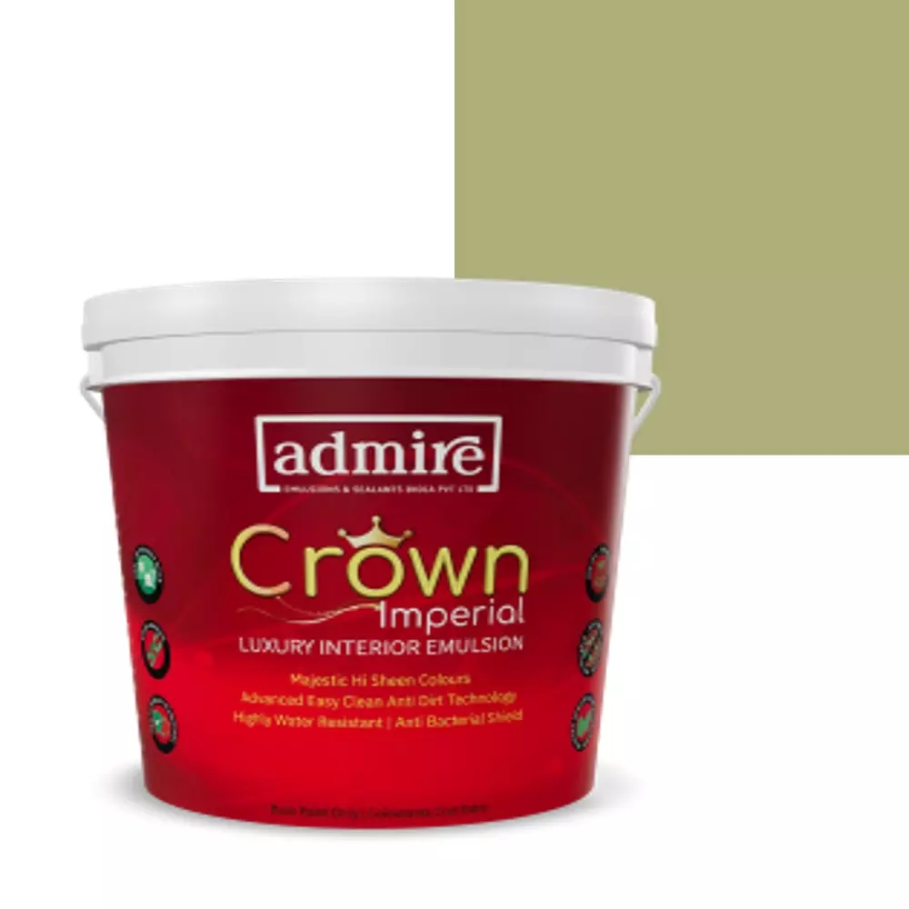 ADMIRE PAINTS CROWN IMPERIAL Luxury Interior Emulsion 10 L Capacity Spring Grass