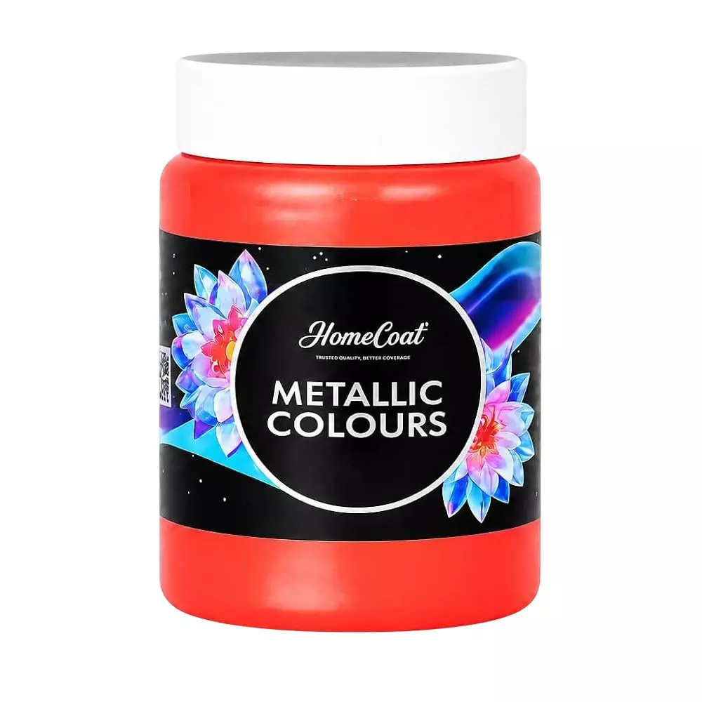 WinnerOne HomeCoat Fluorescent Colour Fire Red 500 ml Capacity, FC206 (Pack of 2 Pcs)