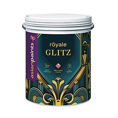 Asian Paints Royale Glitz Luxury Emulsion Regal White- WBSP 4 L Ultra Sheen Finish, 1A29