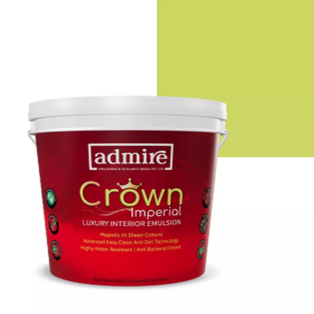 ADMIRE PAINTS CROWN IMPERIAL Luxury Interior Emulsion 1 L Capacity Citrus Green-N