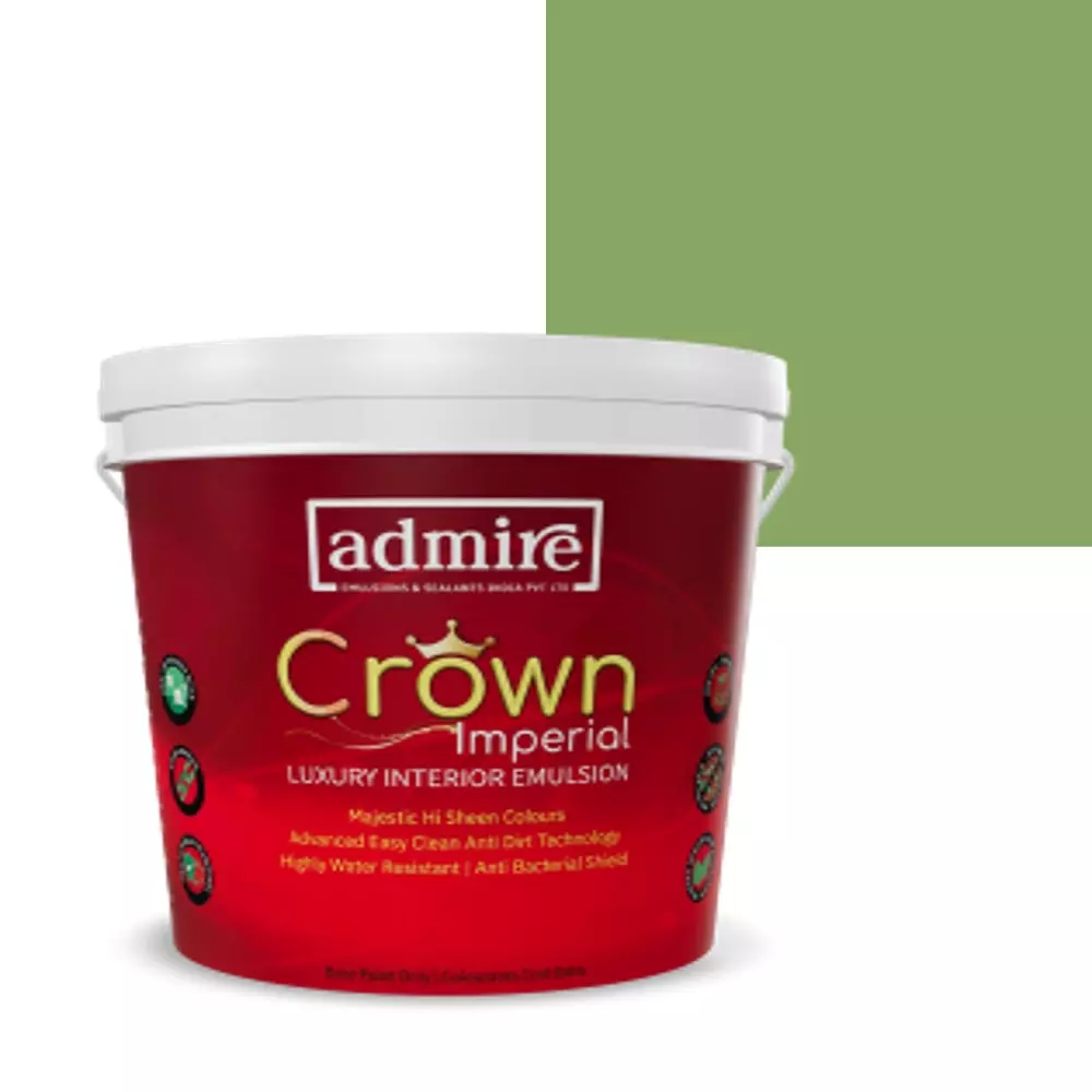 ADMIRE PAINTS CROWN IMPERIAL Luxury Interior Emulsion 10 L Capacity Garden Cress