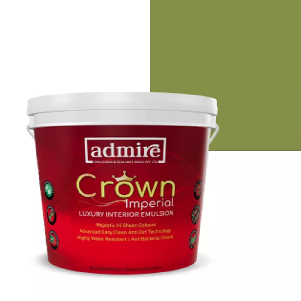 ADMIRE PAINTS CROWN IMPERIAL Luxury Interior Emulsion 10 L Capacity Fern Garden-N