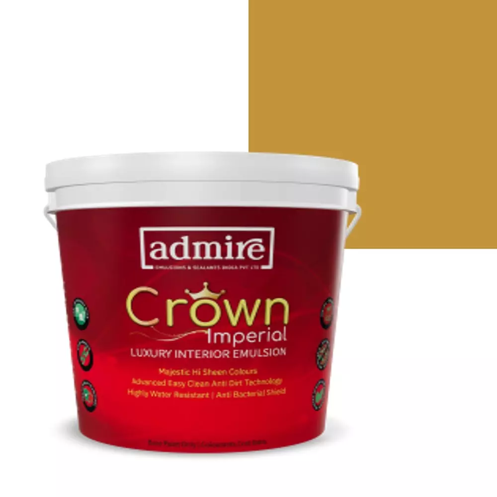 ADMIRE PAINTS CROWN IMPERIAL Luxury Interior Emulsion 1 L Capacity Mustard