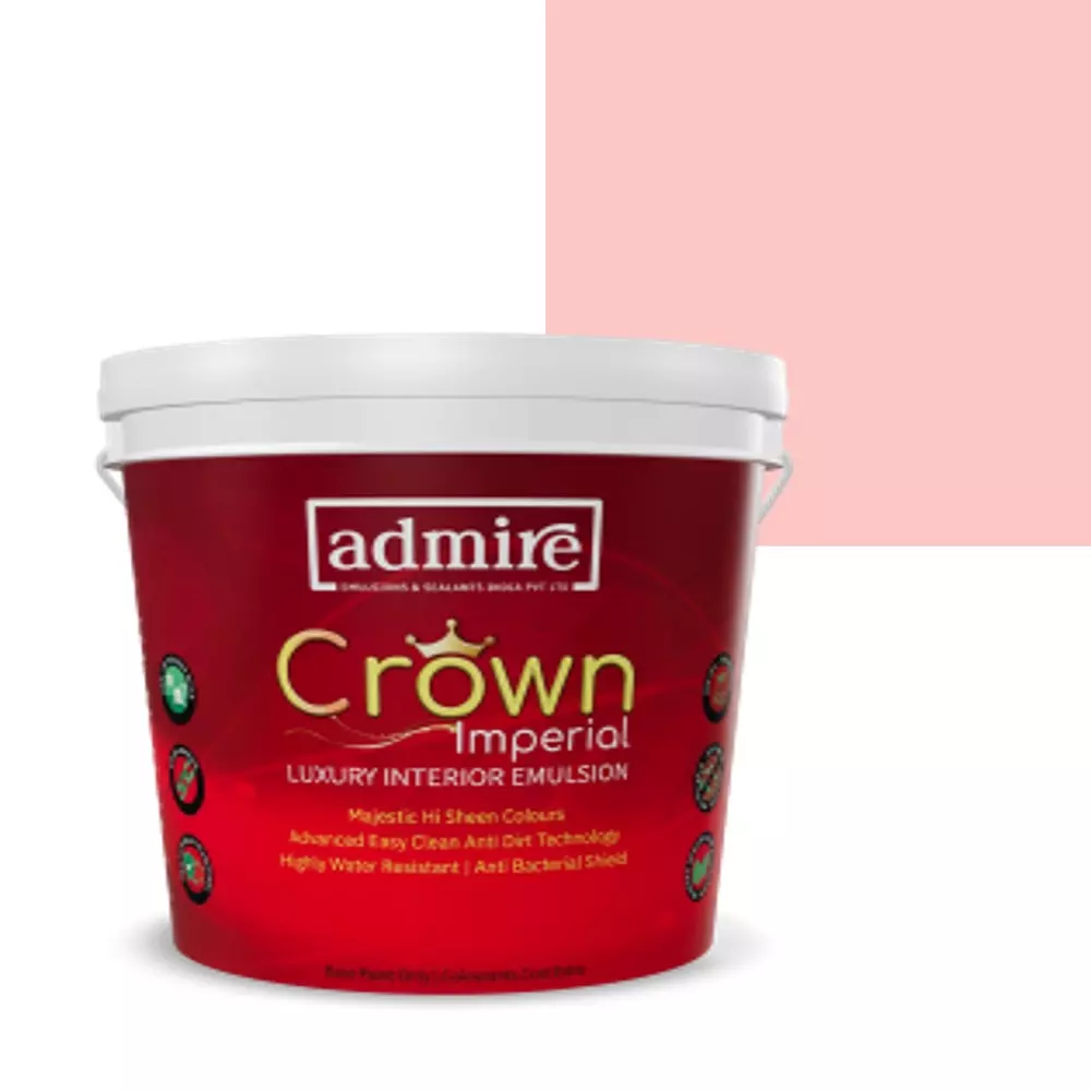 ADMIRE PAINTS CROWN IMPERIAL Luxury Interior Emulsion 10 L Capacity Spring Rose