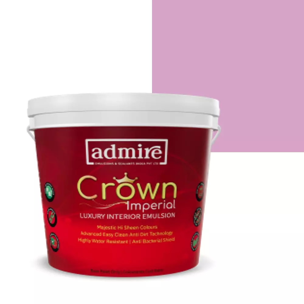 ADMIRE PAINTS CROWN IMPERIAL Luxury Interior Emulsion 10 L Capacity Zinnia Pink-N