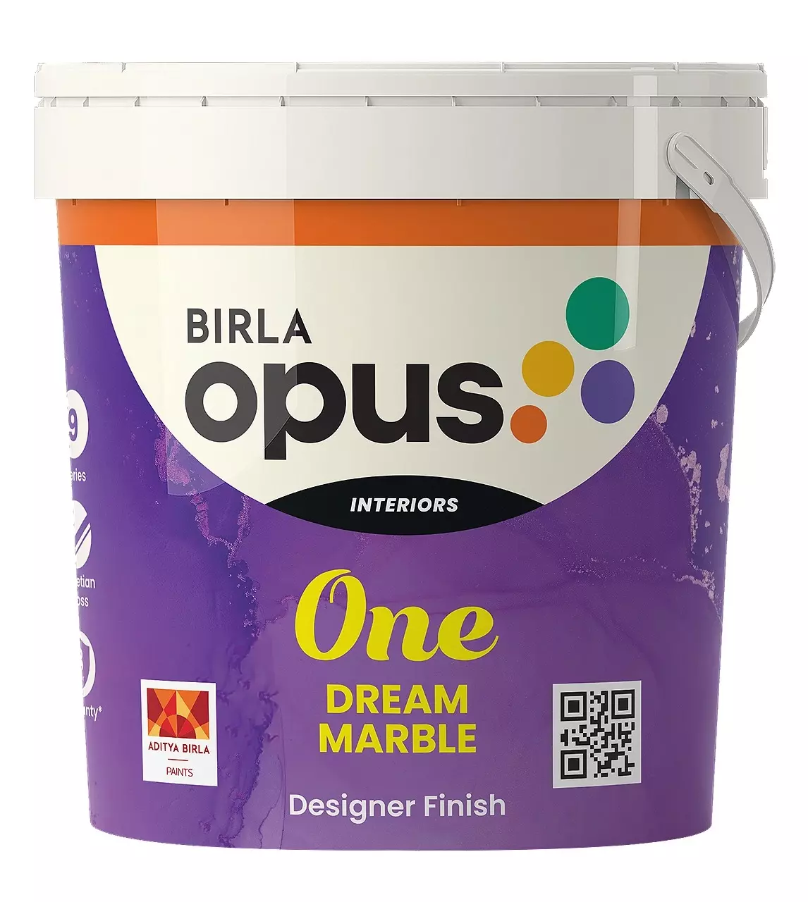 Birla Opus One Dream Marble 1 Kg Tintable White Emulsion Paint For Interior Walls, 940003