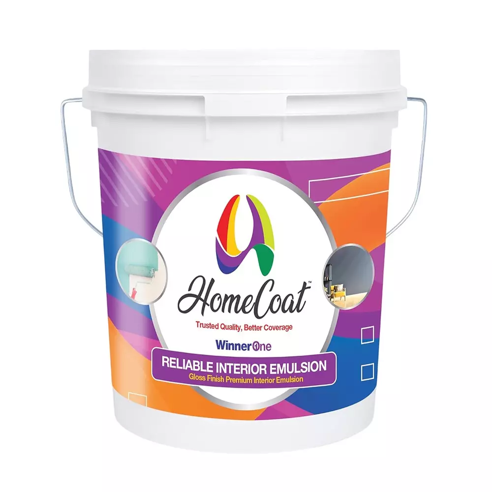 WinnerOne ReliableX Premium Interior Emulsion White 1 L Bucket Gloss Finish Type for Interior Walls