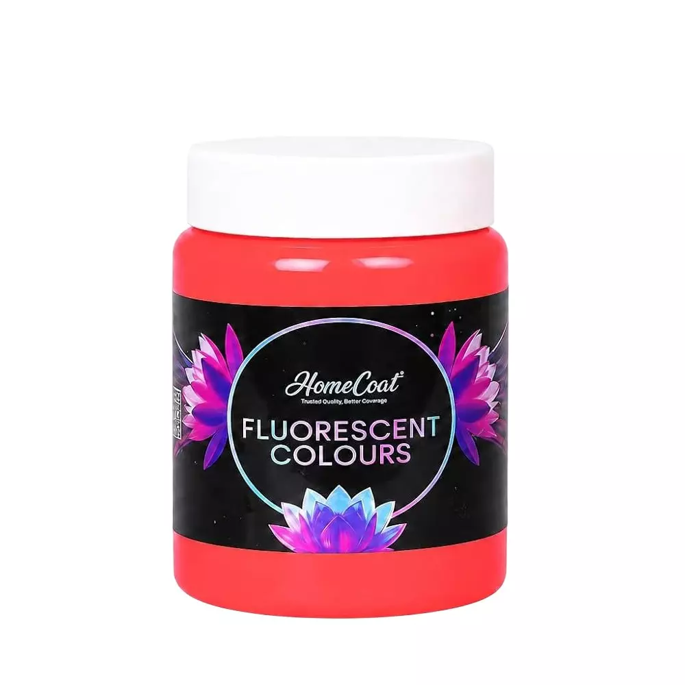 WinnerOne HomeCoat Fluorescent Colour Blood Red 500 ml Capacity, FC207 (Pack of 2 Pcs)