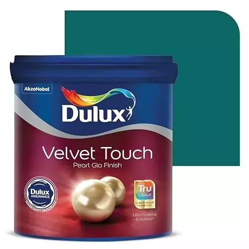 Dulux Velvet Touch Pearl Glo Interior Emulsion Paint Blue Freedom 4 L