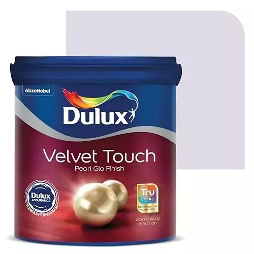 Dulux Velvet Touch Pearl Glo Interior Emulsion Paint Pansy Touch Pearl Glo 10 L