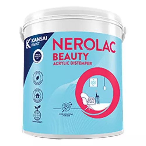 Nerolac BEAUTY Acrylic Distemper 1 Kg Daffodil