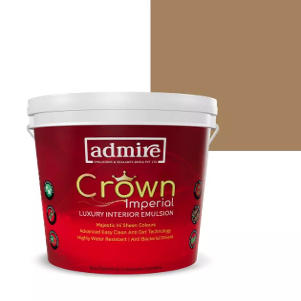 ADMIRE PAINTS CROWN IMPERIAL Luxury Interior Emulsion 1 L Capacity Loris Brown-N