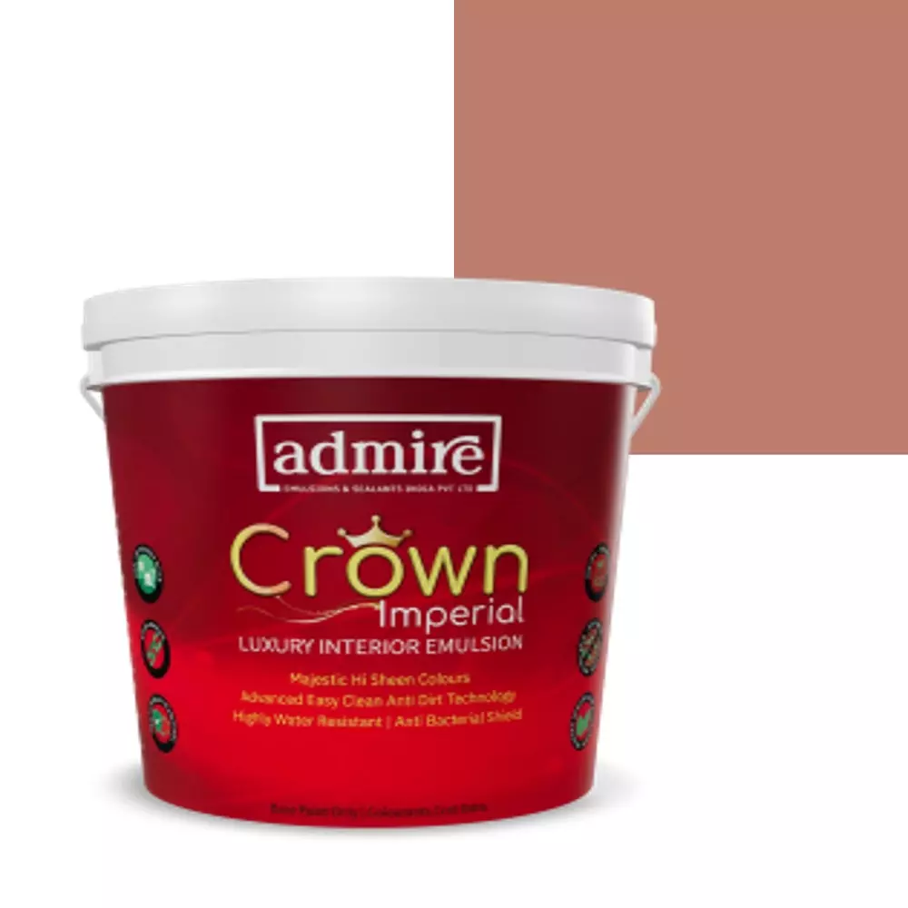 ADMIRE PAINTS CROWN IMPERIAL Luxury Interior Emulsion 10 L Capacity Tea Brown-N