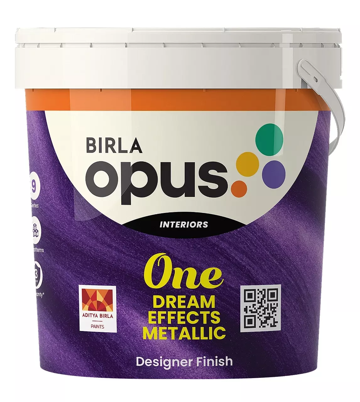 Birla Opus One Dream Effects Metallic 1 L Metallic Gold Emulsion Paint For Interior Walls, 940002
