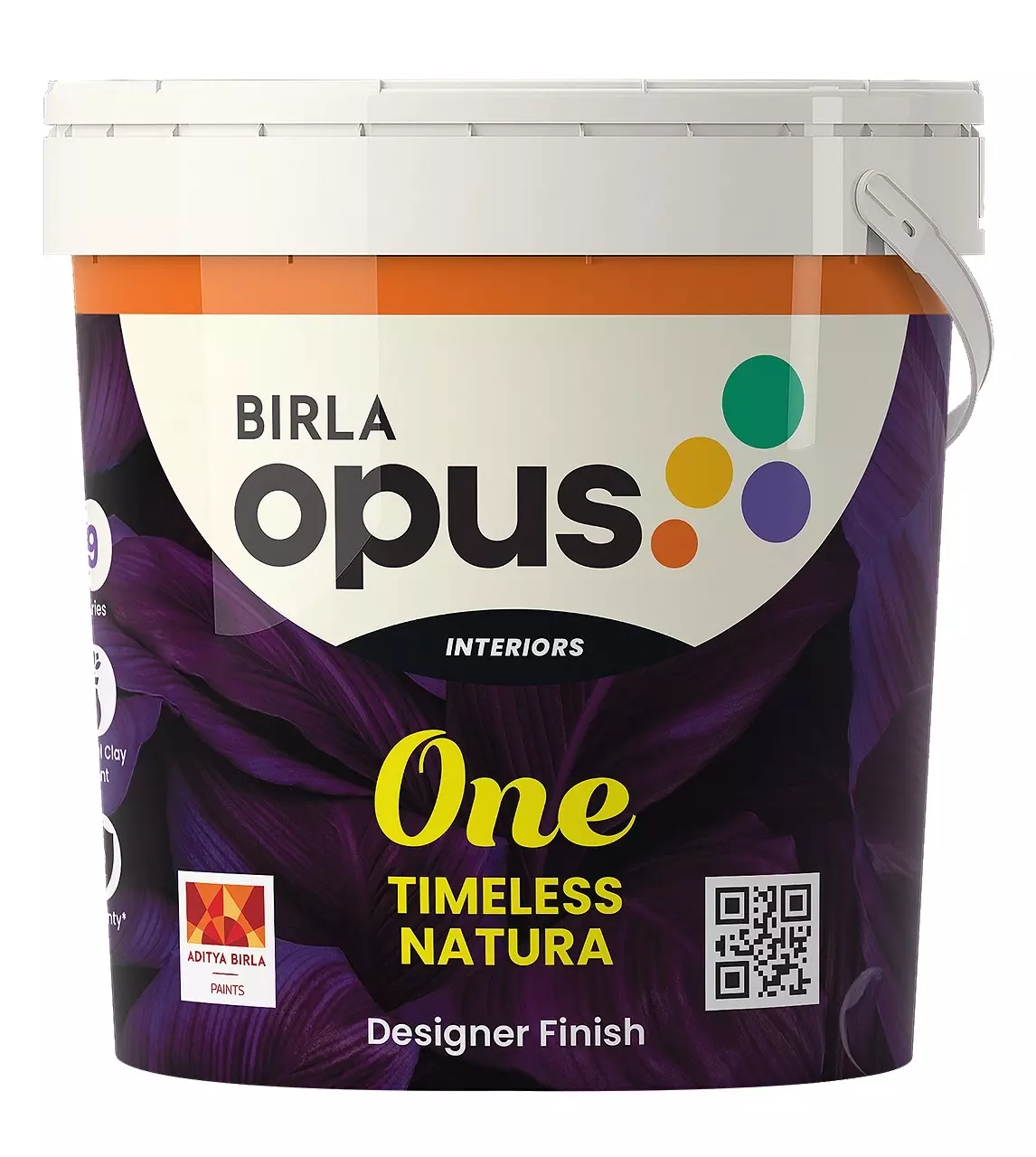 Birla Opus One Timeless Natura 1 L Tintable White Emulsion Paint For Interior Walls, 940102