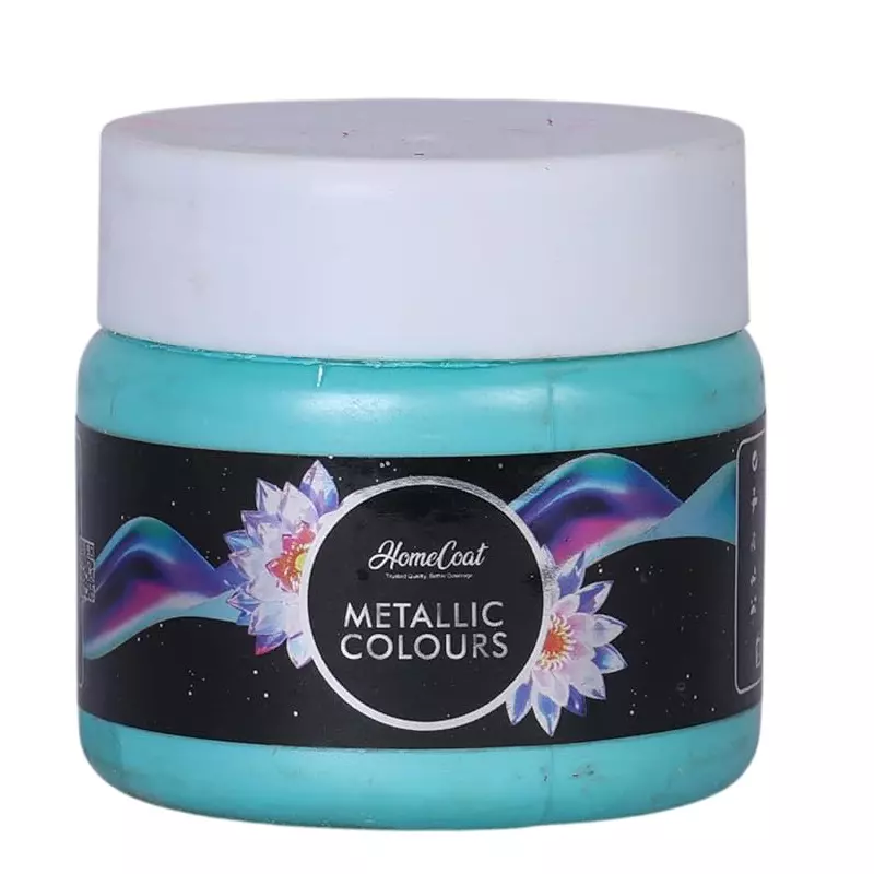 WinnerOne Pearl Metallic Paint Color Aqua Green 100 g Glossy Finish Type for Interior & Exterior Walls