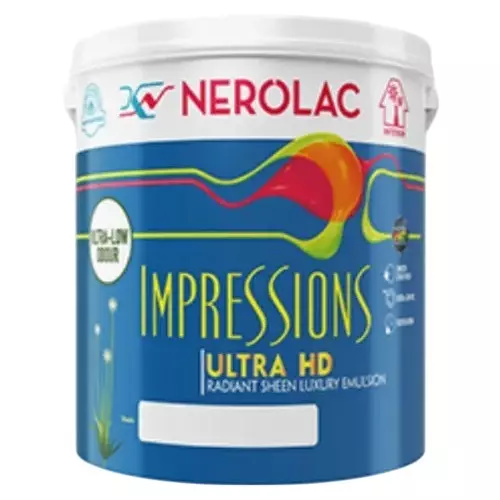 Nerolac Impressions Ultra Hd 20 L White Interior Paint