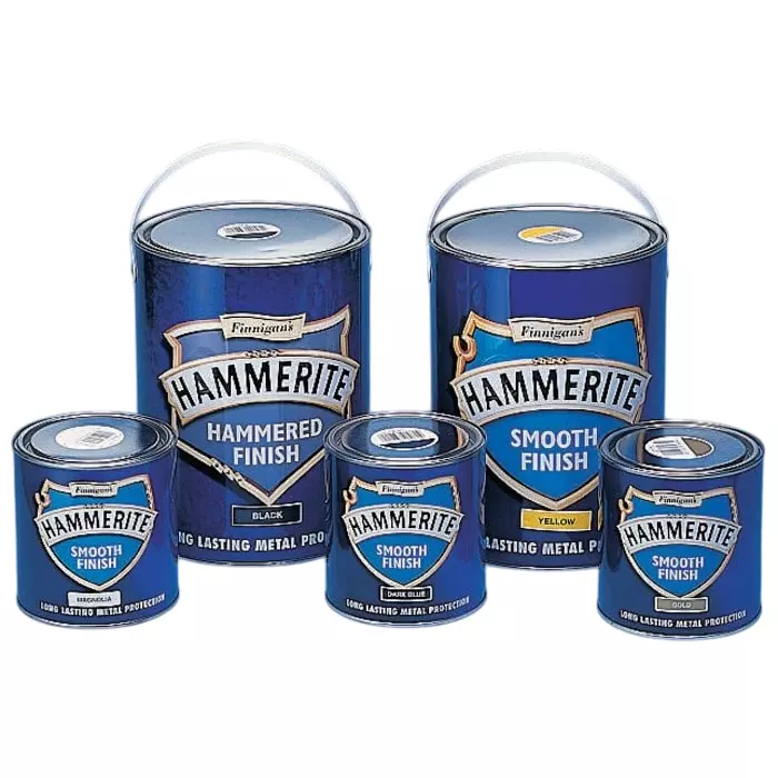 Hammerite Direct to Rust Metal Paint in Smooth Silver 250ml, 5084894