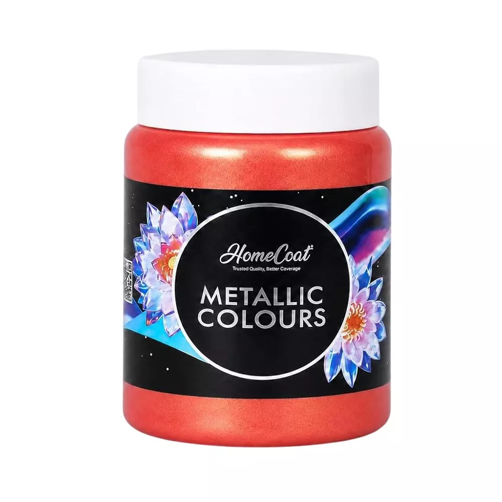 WinnerOne HomeCoat Acrylic Metallic Paint Blood Red Color 500 ml (Pack of 2 Pcs), PC 105