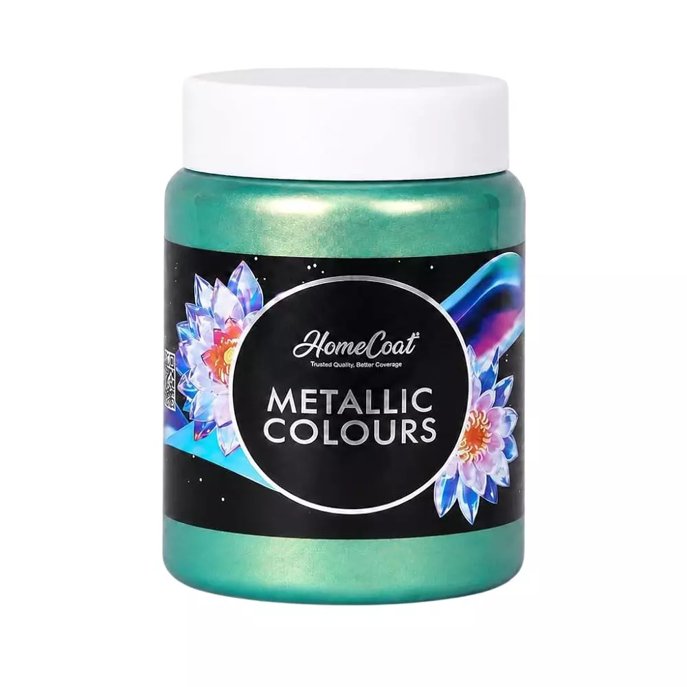 WinnerOne HomeCoat Acrylic Metallic Paint Mint Green Color 500 ml (Pack of 2 Pcs), PC 114